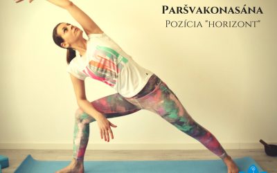 Paršvakonasána, pozícia horizont