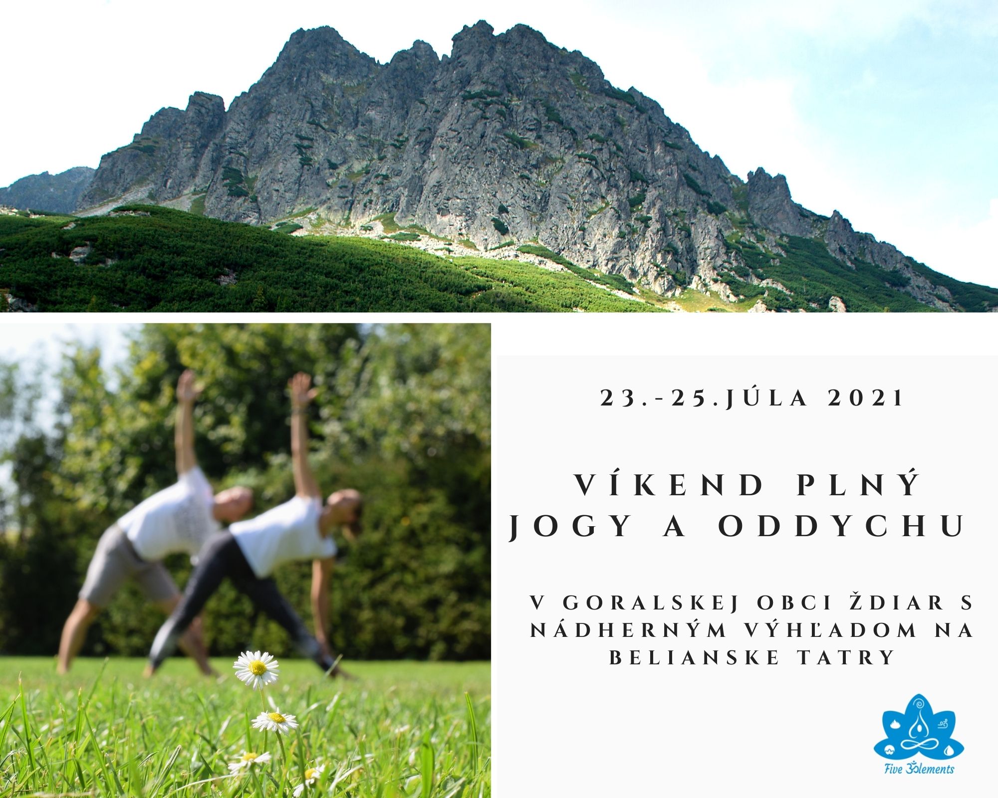 joga pobyt Ždiar 23-25.7.2021